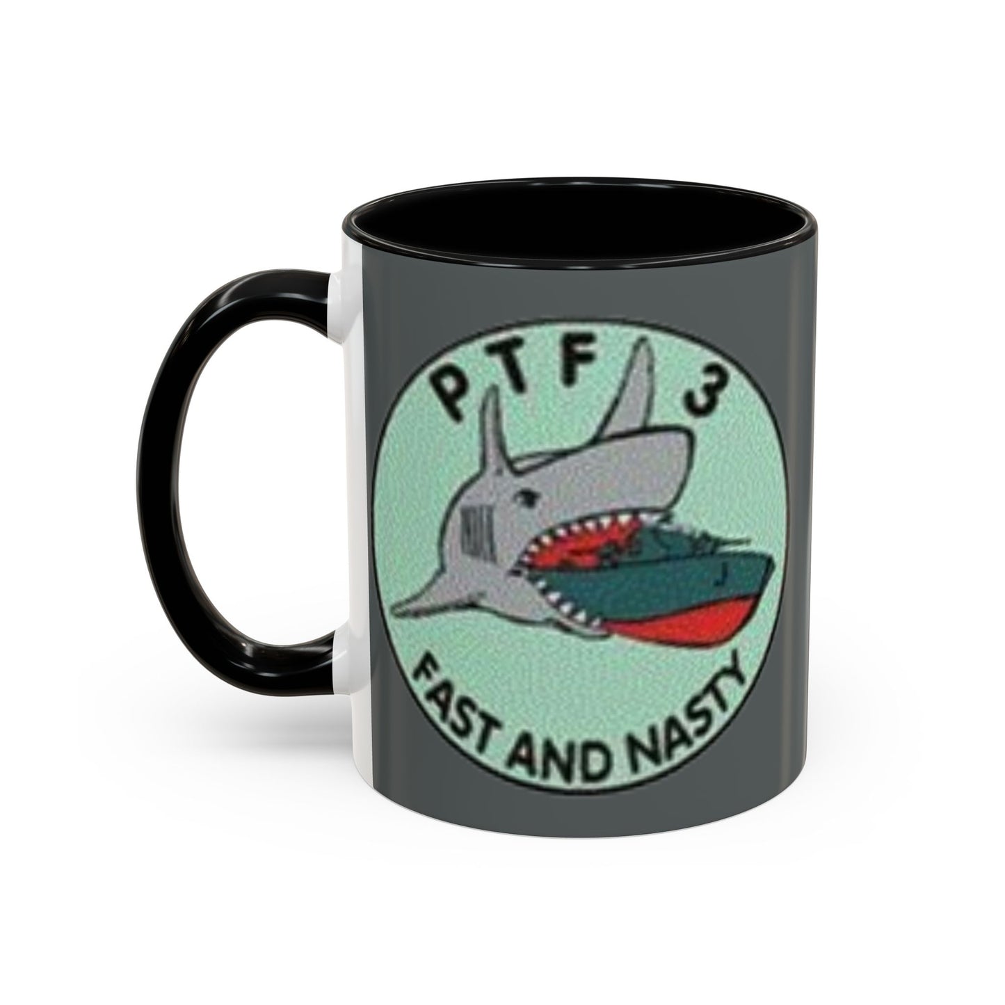 DNASM PTF-3 Grey Accent Mug by theGreenDragonTavern.shop