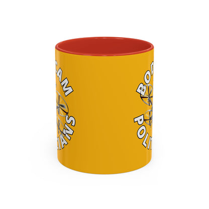 Bodycam the Politicians Drone Yellow Accent Mug by theGreenDragonTavern.shop