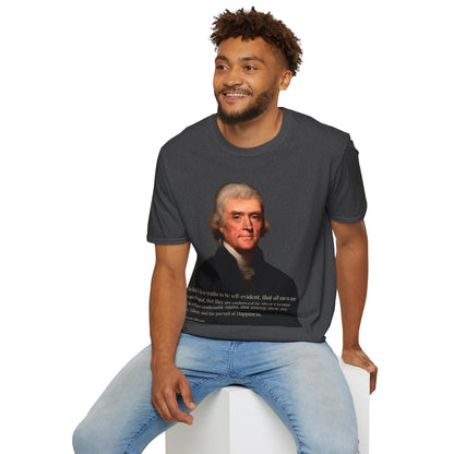 We hold these truths to be self-evident Dark colors Unisex T-Shirt by theGreenDragonTavern.shop