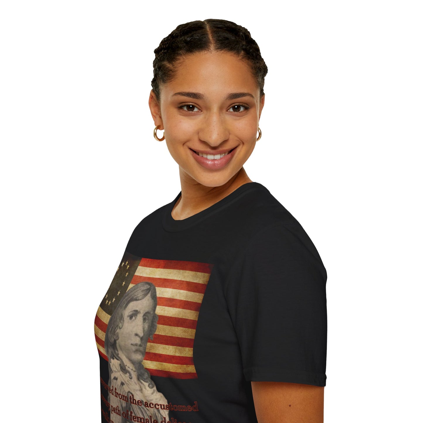 Deborah Sampson, America's Mulan Dark colors Unisex T-Shirt by theGreenDragonTavern.shop