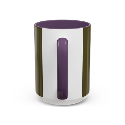 Hula Girl Packin' Heat Dark Green Accent Mug by theGreenDragonTavern.shop