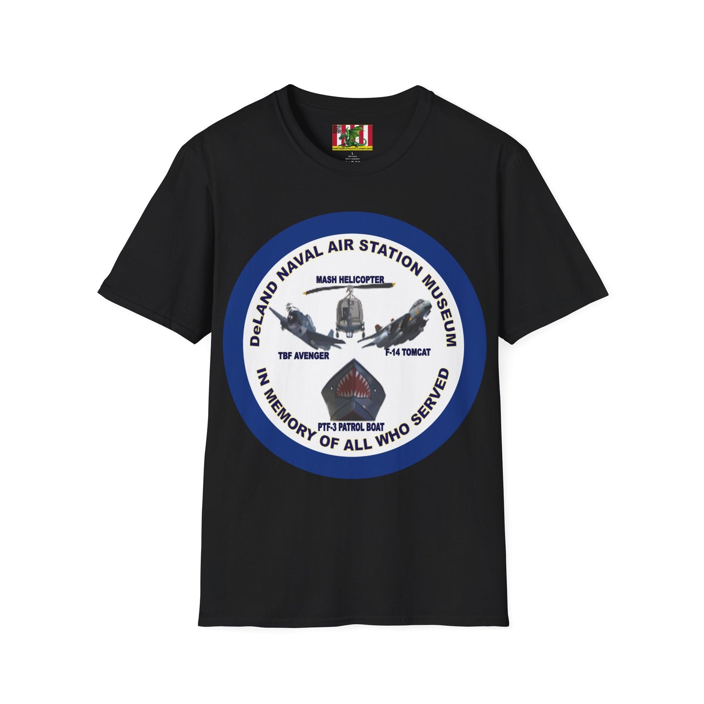 DNASM Student Art Navy Frame Darker colors Unisex T-Shirt by theGreenDragonTavern.shop