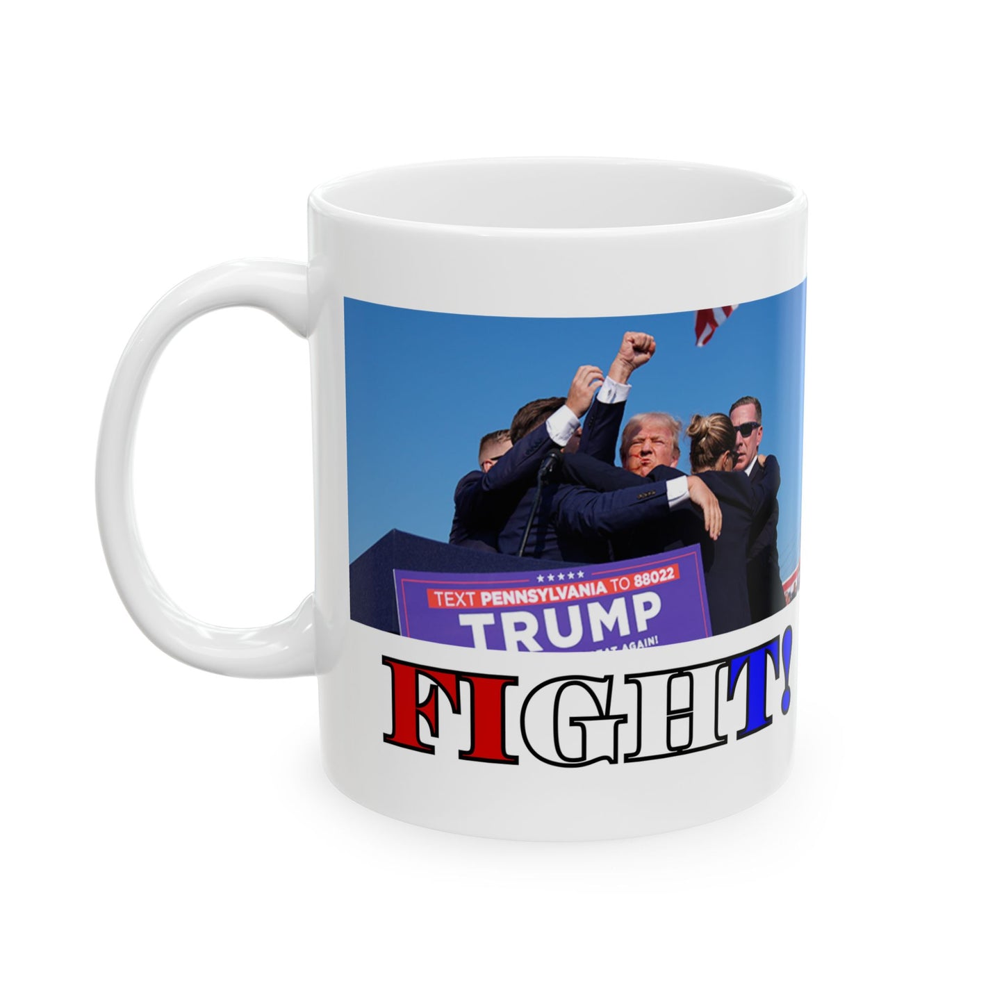 Fight! White Mug by theGreenDragonTavern.shop