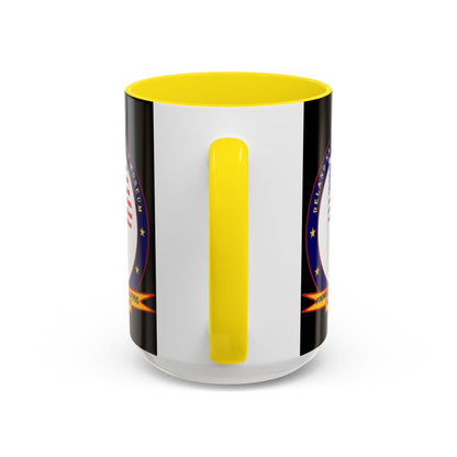 DeLand Naval Air Station Museum Black Accent Mug by theGreenDragonTavern.shop