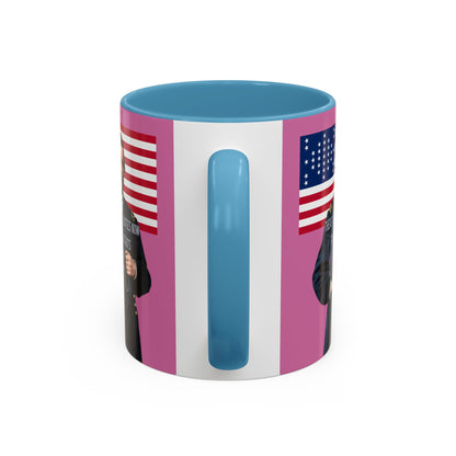 "Traitors and Patriots" Ulysses Grant Pink Accent Mug by theGreenDragonTavern.shop
