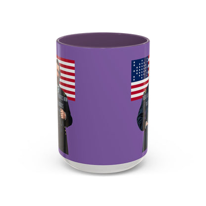"Traitors and Patriots" Ulysses Grant Light Purple Accent Mug by theGreenDragonTavern.shop