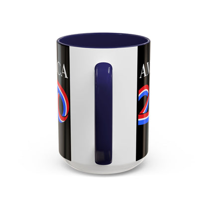America 250 Black Accent Mug by theGreenDragonTavern.shop