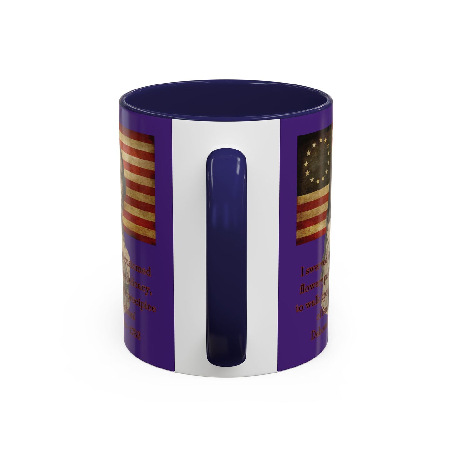 Deborah Sampson, America's Mulan Dark Purple Accent Mug by theGreenDragonTavern.shop