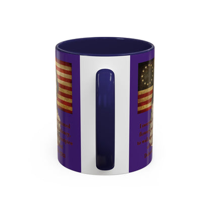 Deborah Sampson, America's Mulan Dark Purple Accent Mug by theGreenDragonTavern.shop