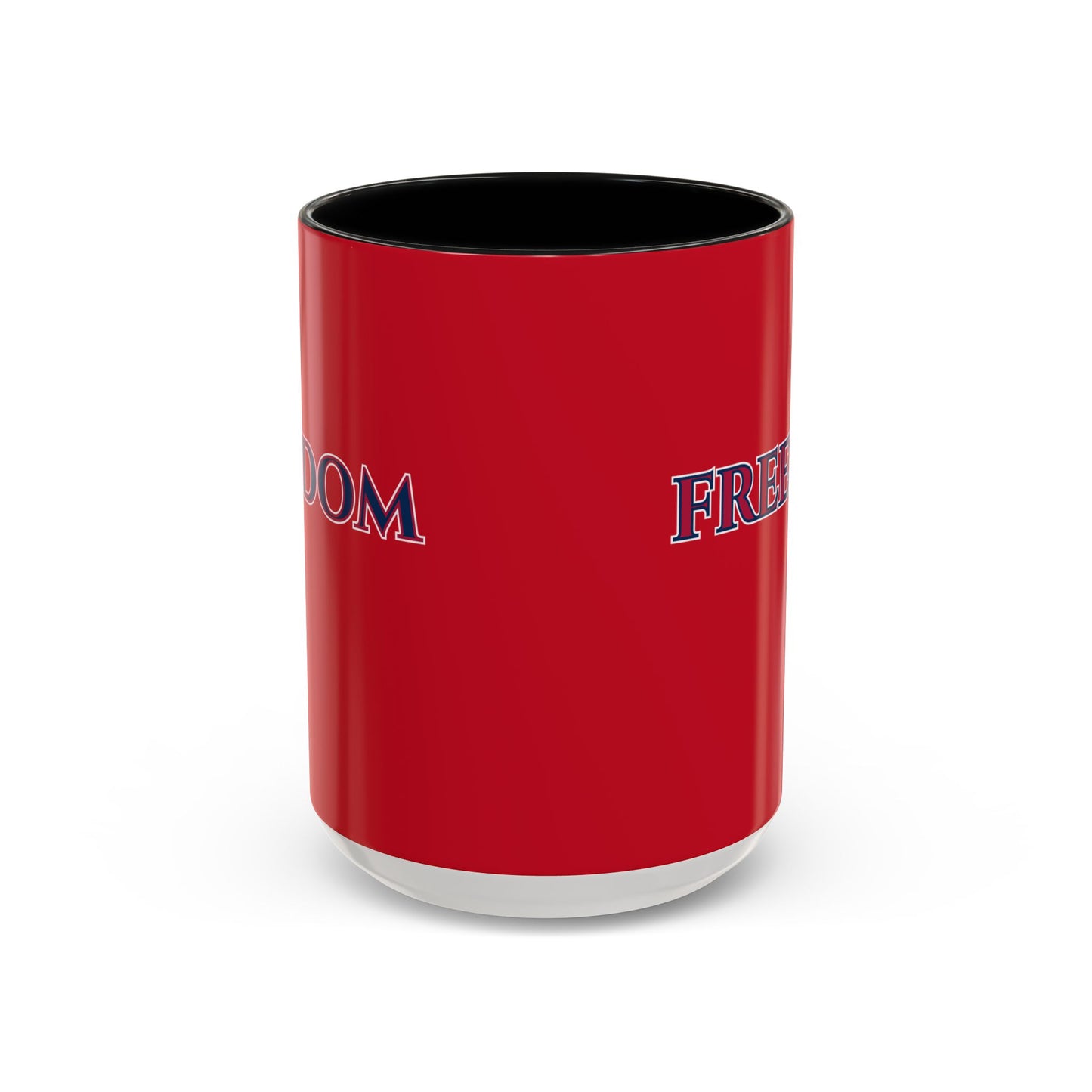 Freedom, Red Accent Mug by theGreenDragonTavern.shop