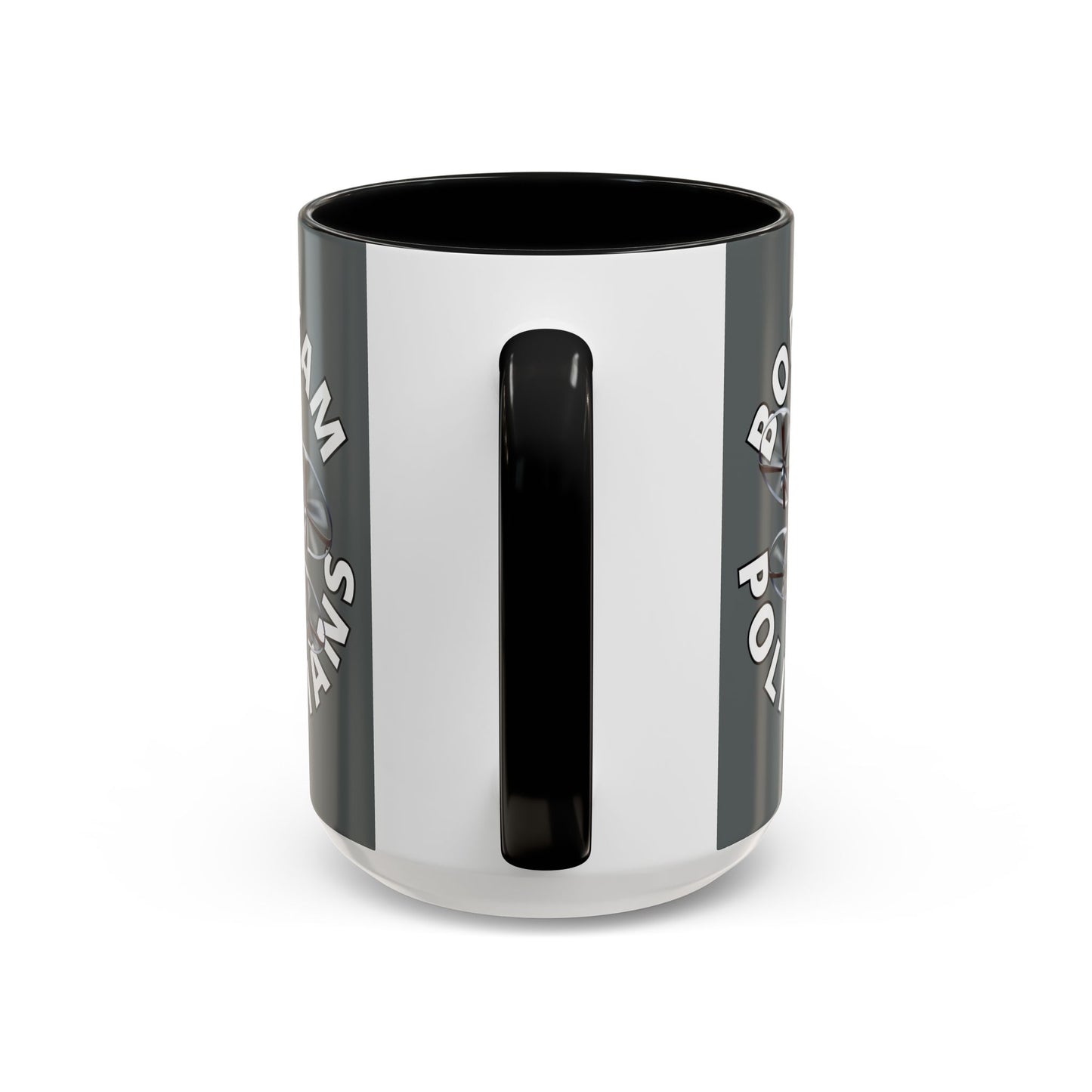 Bodycam the Politicians Drone Grey Accent Mug by theGreenDragonTavern.shop