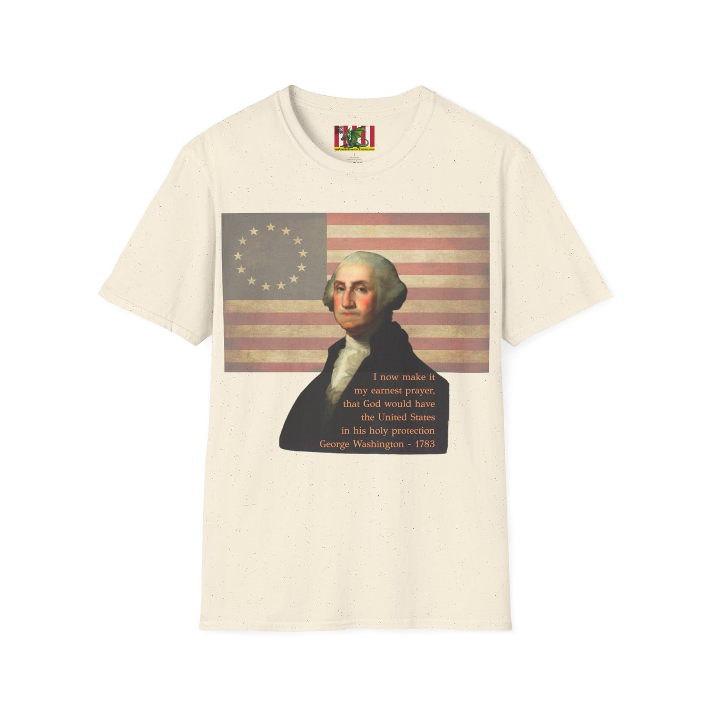 Washington's Earnest Prayer Light colors Unisex T-Shirt by theGreenDragonTavern.shop