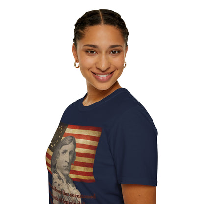 Deborah Sampson, America's Mulan Dark colors Unisex T-Shirt by theGreenDragonTavern.shop