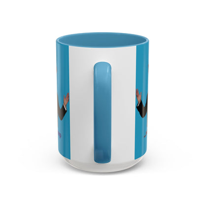 Trump...will be Trump Turquoise Accent Mug by theGreenDragonTavern.shop