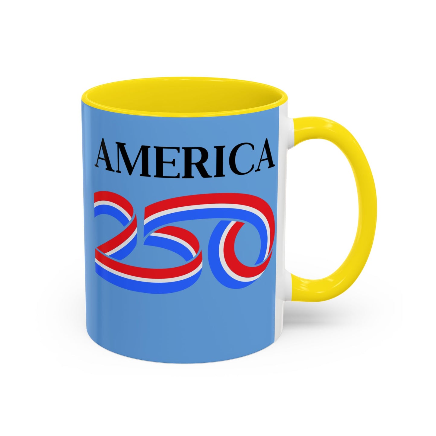America 250 Light Blue Accent Mug by theGreenDragonTavern.shop