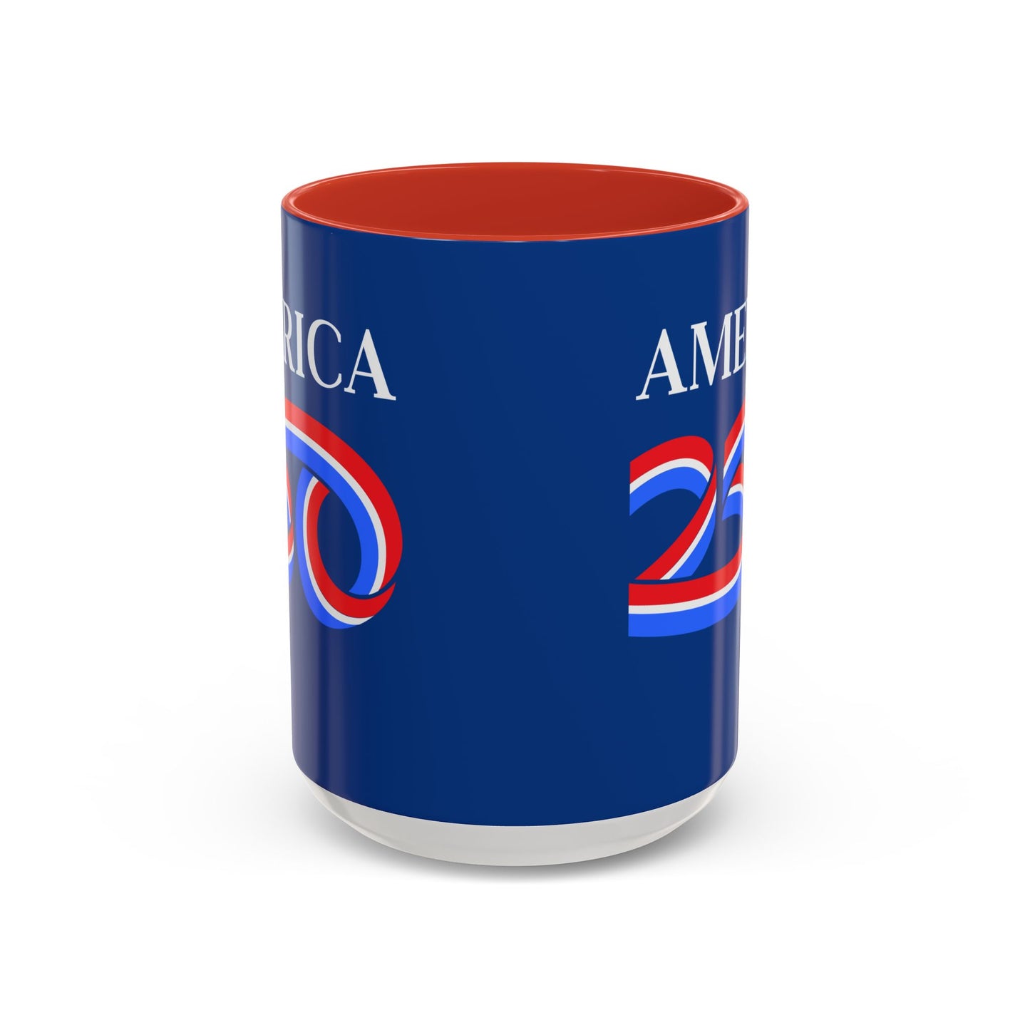 America 250 Dark Blue Accent Mug by theGreenDragonTavern.shop