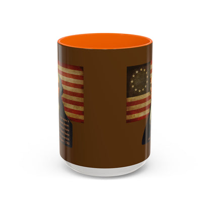 Washington's Earnest Prayer Brown Accent Mug by theGreenDragonTavern.shop