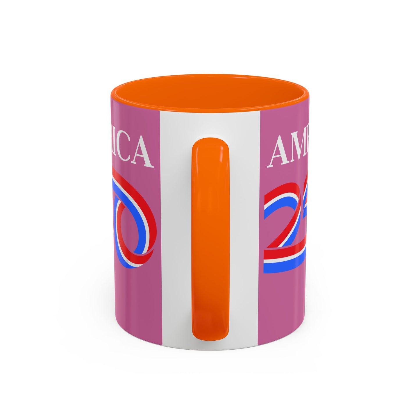 America 250 Pink Accent Mug by theGreenDragonTavern.shop