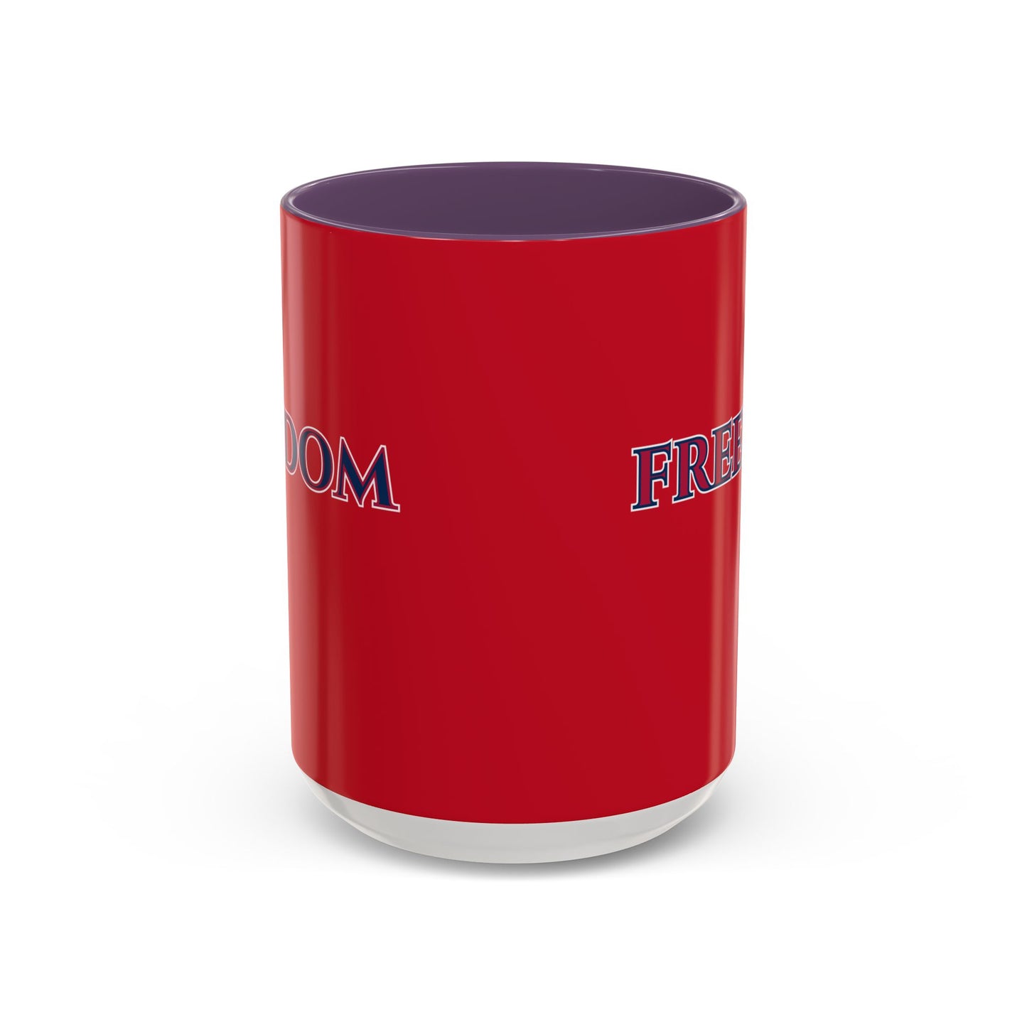 Freedom, Red Accent Mug by theGreenDragonTavern.shop