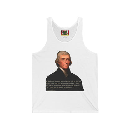 We hold these truths to be self-evident Unisex Jersey Tank Top by theGreenDragonTavern.shop