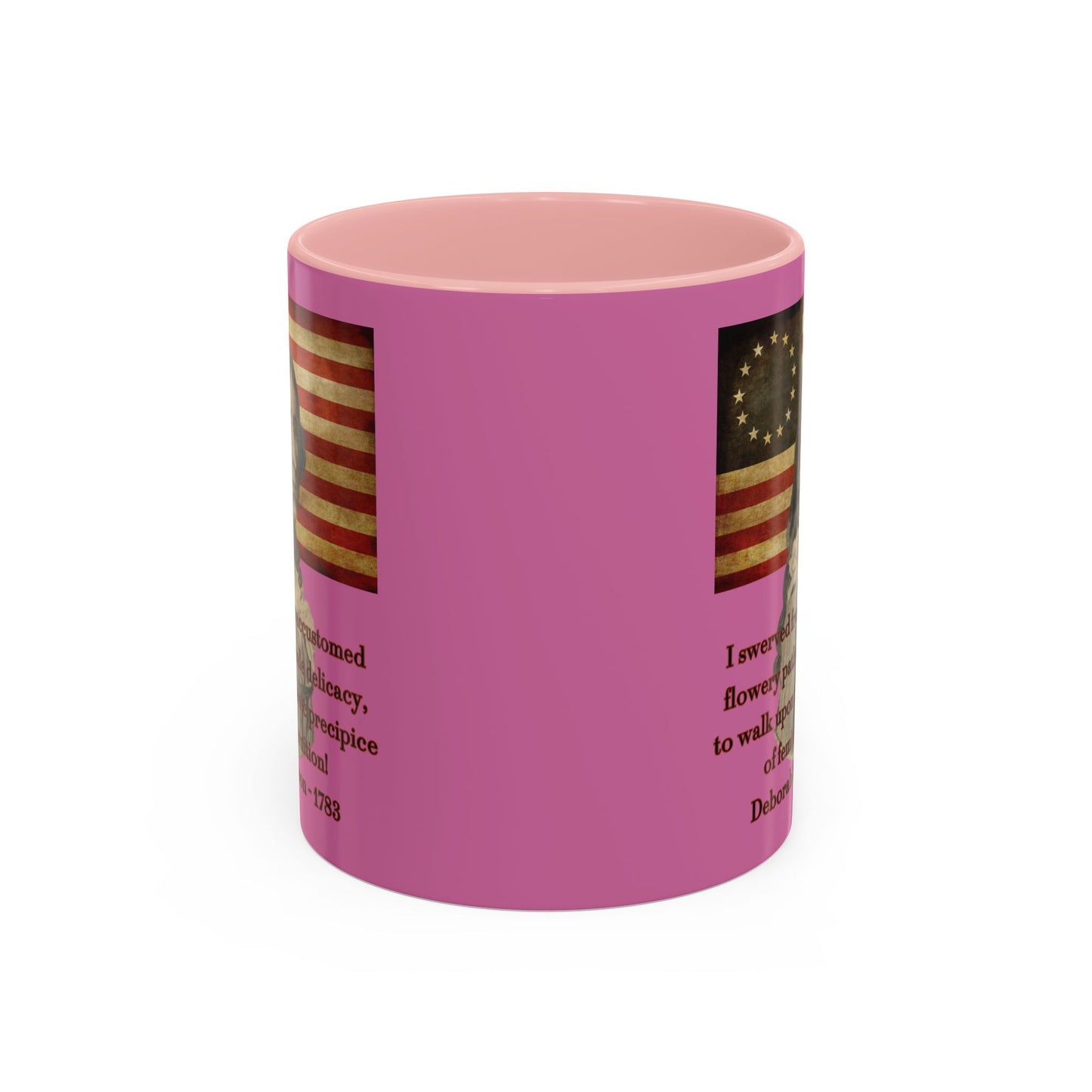 Deborah Sampson, America's Mulan Pink Accent Mug by theGreenDragonTavern.shop