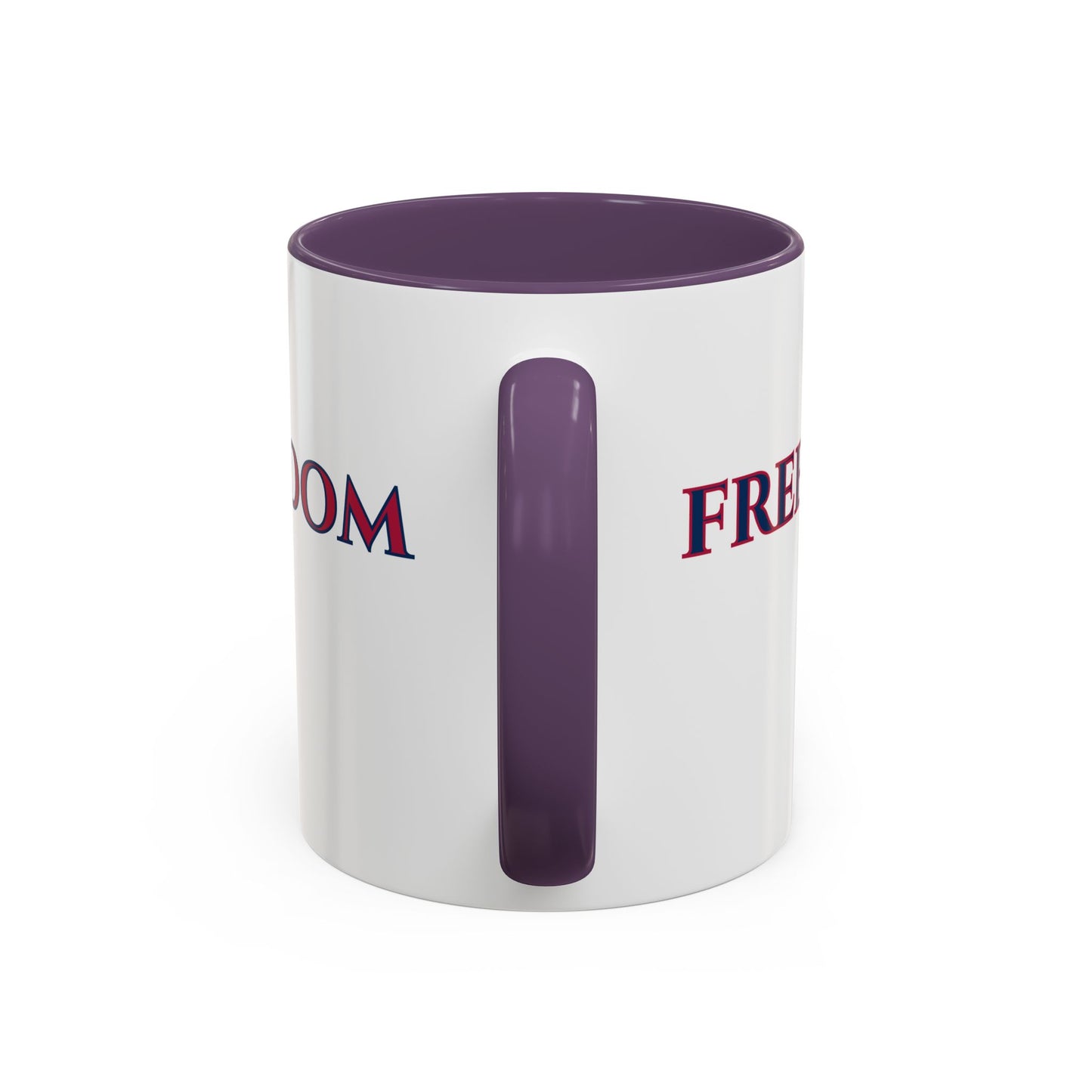 Freedom, White Accent Mug by theGreenDragonTavern.shop