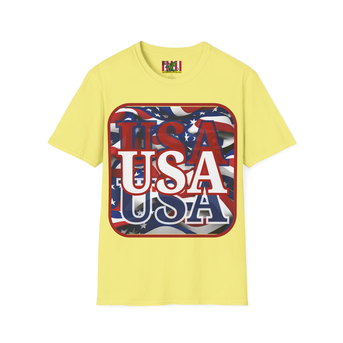 Red WHITE and Blue USA Patriot Light colors Unisex T-Shirt by theGreenDragonTavern.shop