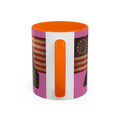 Washington's Earnest Prayer Pink Accent Mug by theGreenDragonTavern.shop