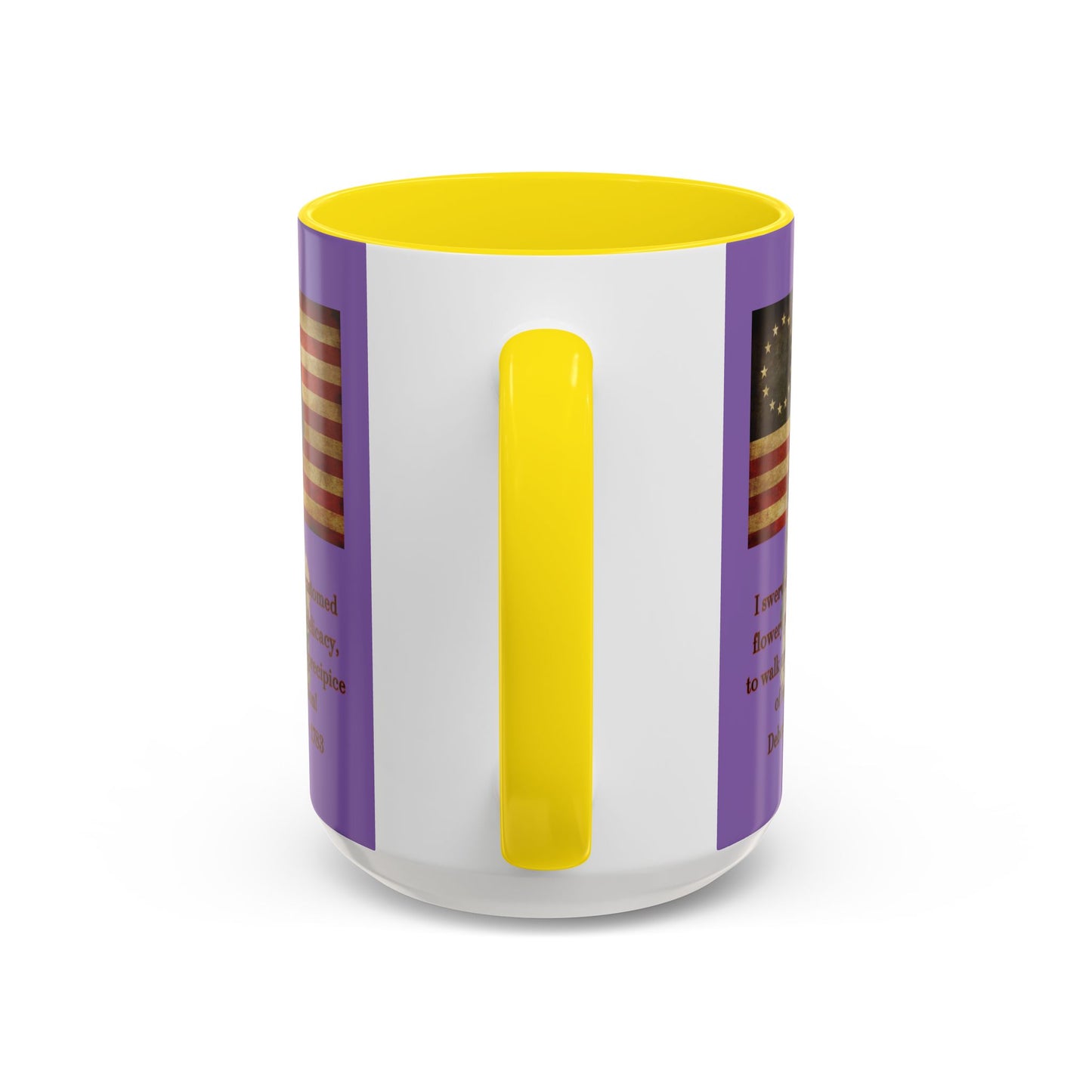 Deborah Sampson, America's Mulan Light Purple Accent Mug by theGreenDragonTavern.shop