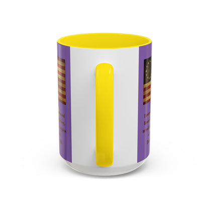 Deborah Sampson, America's Mulan Light Purple Accent Mug by theGreenDragonTavern.shop