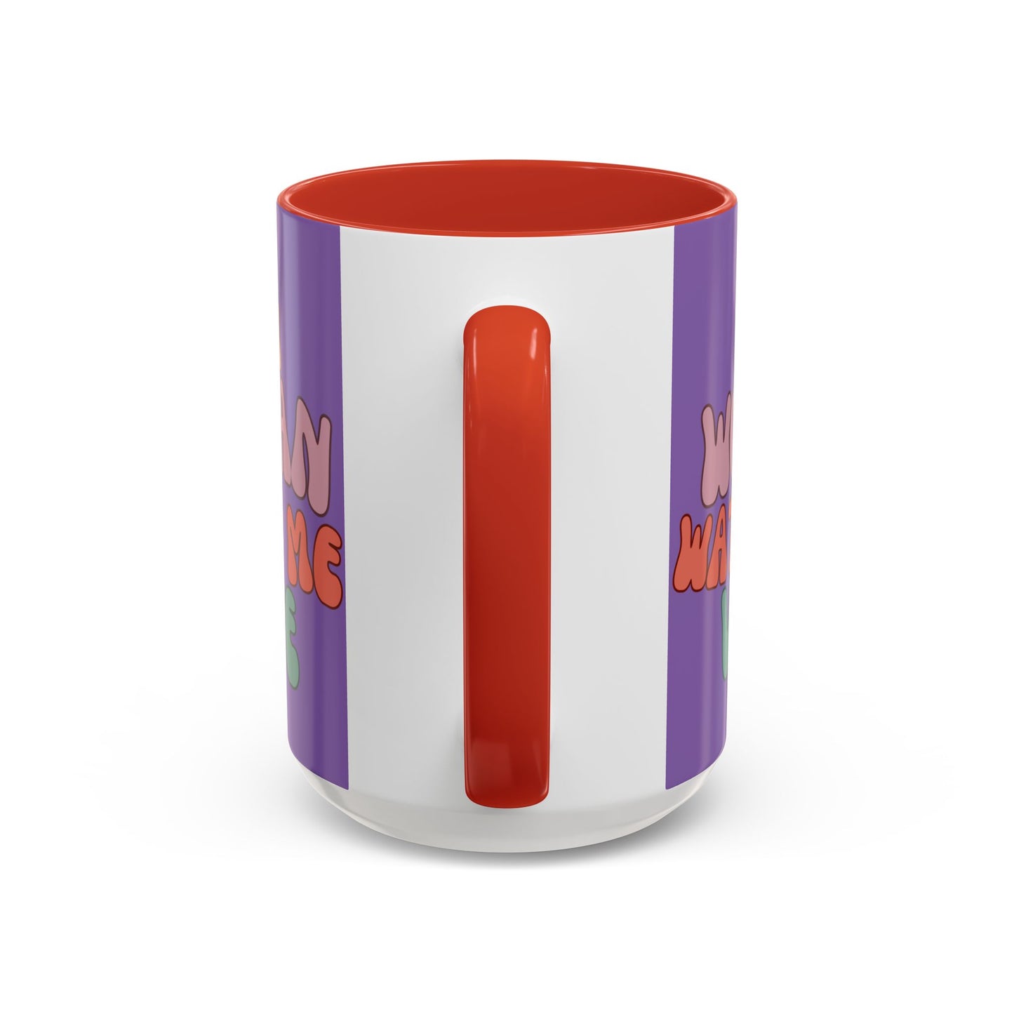 I Am Woman Watch Me Vote Light Purple Accent Mug by theGreenDragonTavern.shop