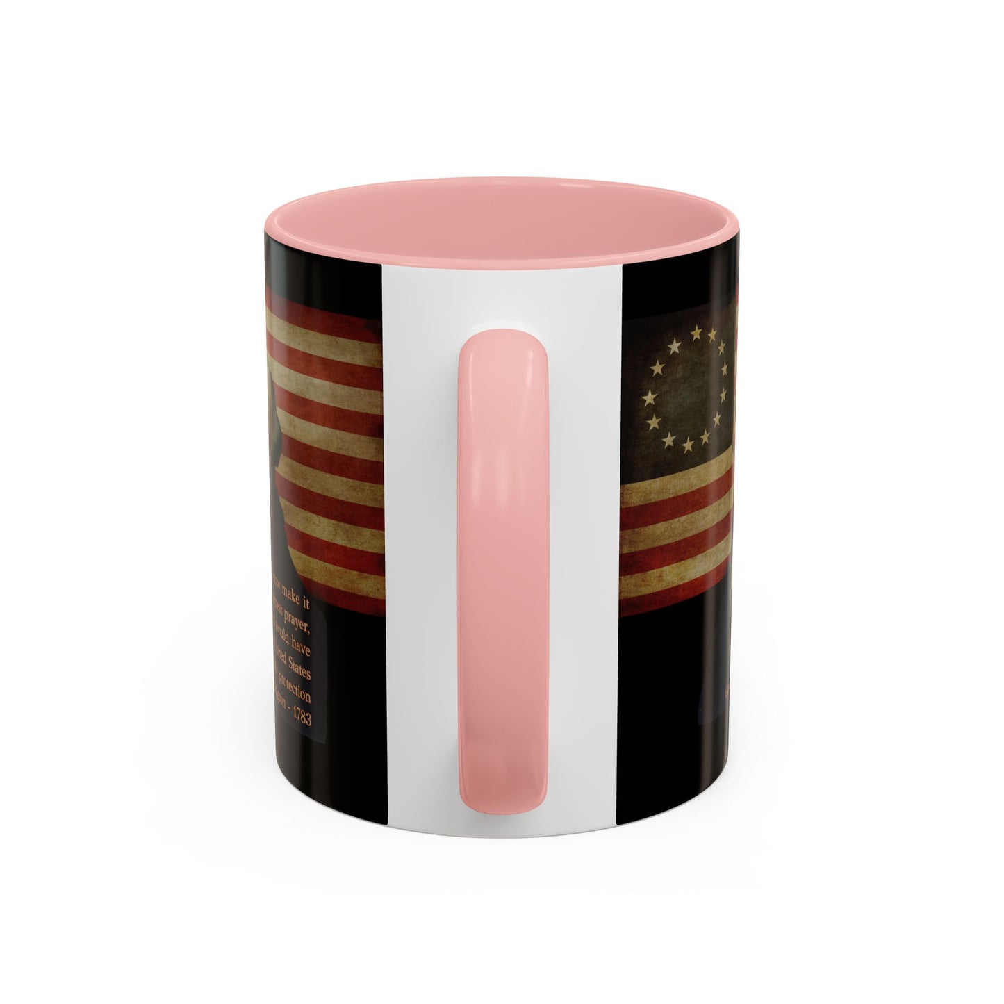 Washington's Earnest Prayer Black Accent Mug by theGreenDragonTavern.shop