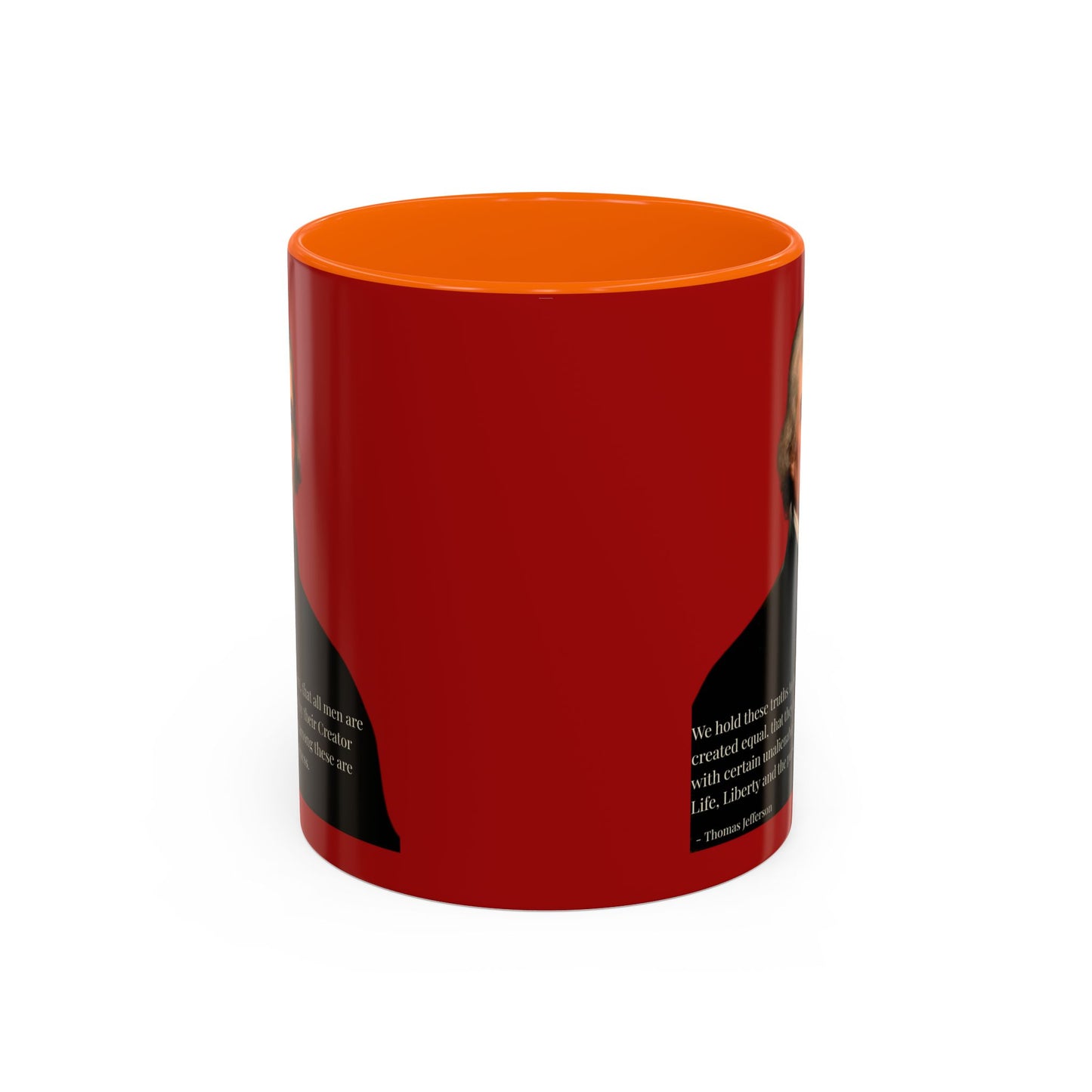 We hold these truths to be self-evident Red Accent Mug by theGreenDragonTavern.shop