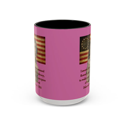Deborah Sampson, America's Mulan Pink Accent Mug by theGreenDragonTavern.shop