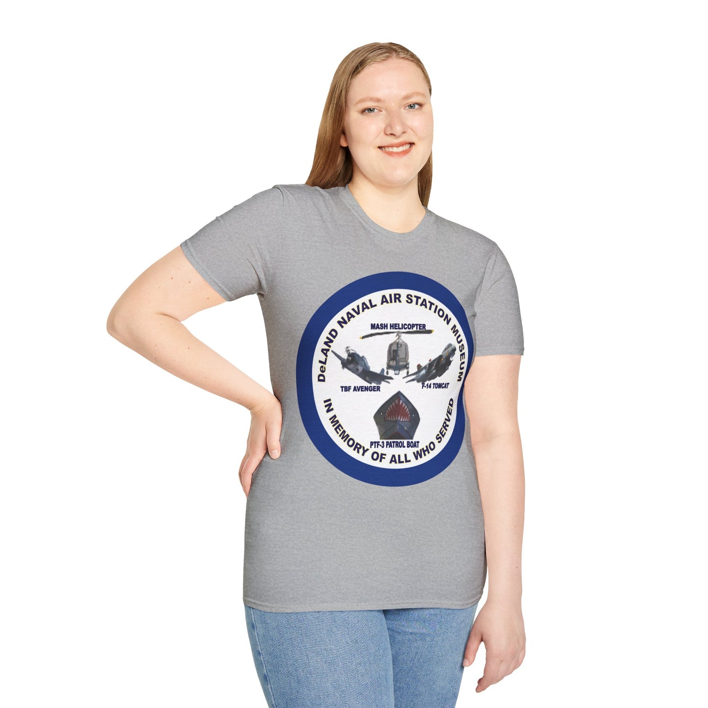 DNASM Student Art Navy Frame Lighter colors Unisex T-Shirt by theGreenDragonTavern.shop