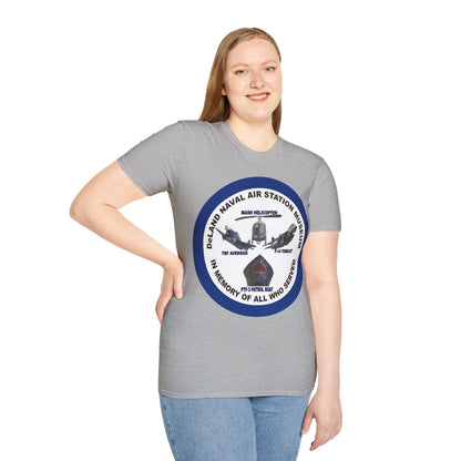 DNASM Student Art Navy Frame Lighter colors Unisex T-Shirt by theGreenDragonTavern.shop