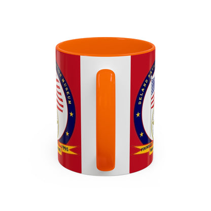 DeLand Naval Air Station Museum Red Accent Mug by theGreenDragonTavern.shop