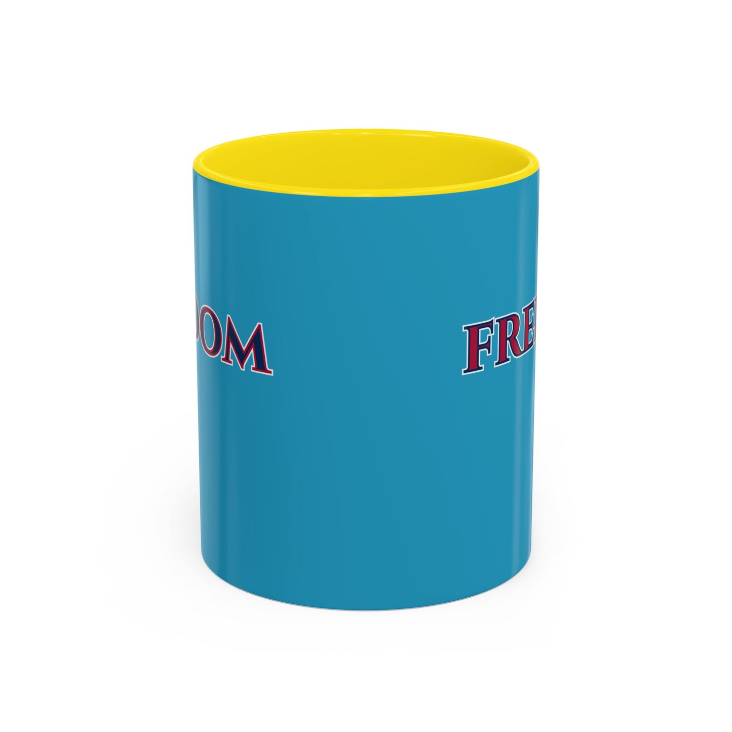 Freedom, Turquoise Accent Mug by theGreenDragonTavern.shop