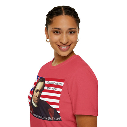 Patrick Henry Light colors Unisex T-Shirt by theGreenDragonTavern.shop