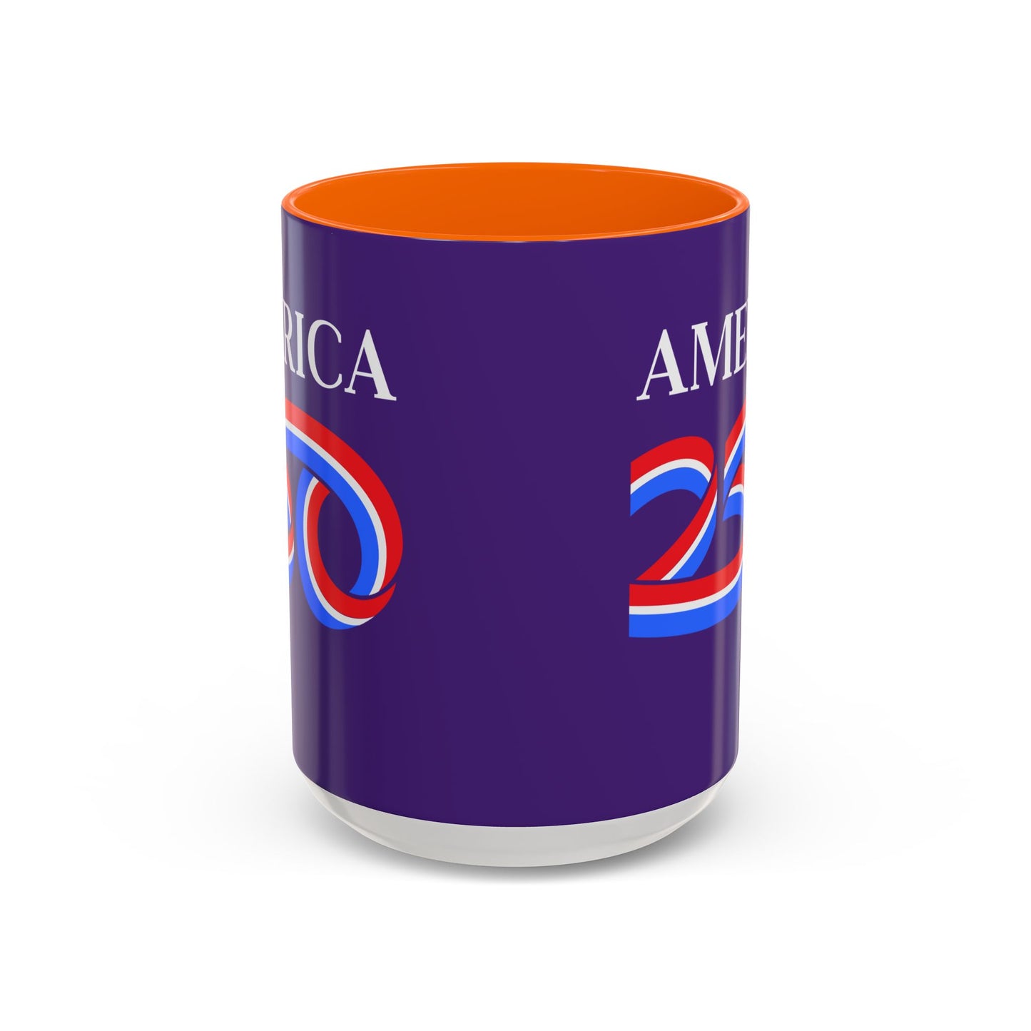 America 250 Dark Purple Accent Mug by theGreenDragonTavern.shop