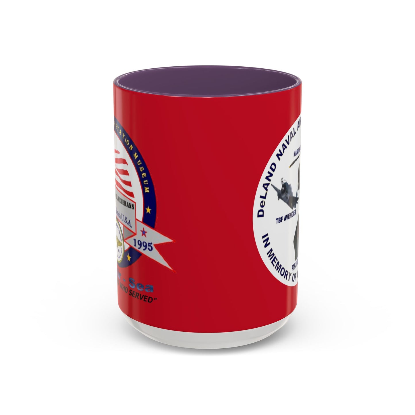 DNASM 2-sided, Founding & Student Art w/WhiteBG Red Accent Mug by theGreenDragonTavern.shop