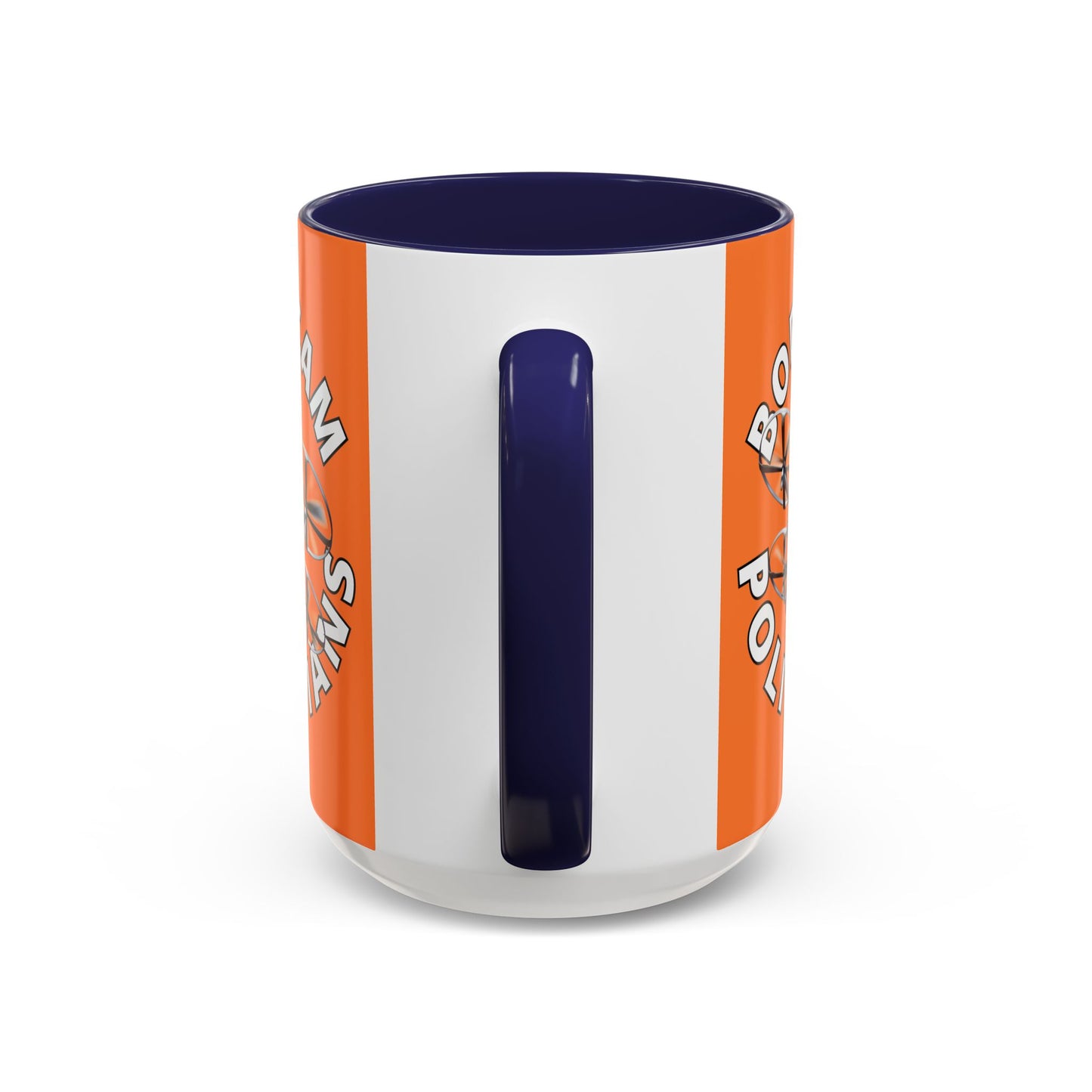 Bodycam the Politicians Drone Orange Accent Mug by theGreenDragonTavern.shop
