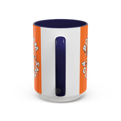 Bodycam the Politicians Drone Orange Accent Mug by theGreenDragonTavern.shop
