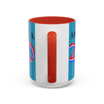 America 250 Turquoise Accent Mug by theGreenDragonTavern.shop