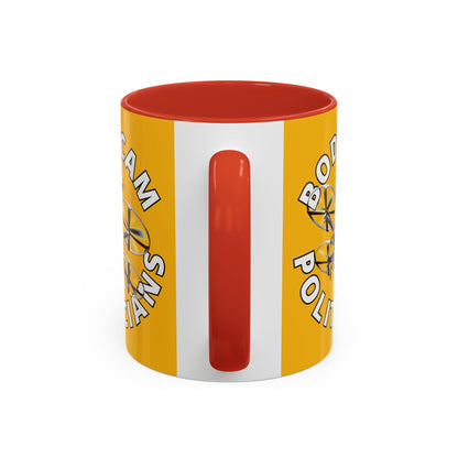 Bodycam the Politicians Drone Yellow Accent Mug by theGreenDragonTavern.shop