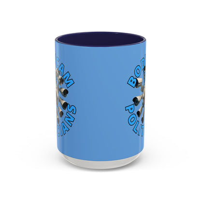 Bodycam the Politicians Cameras Blue Accent Mug by theGreenDragonTavern.shop