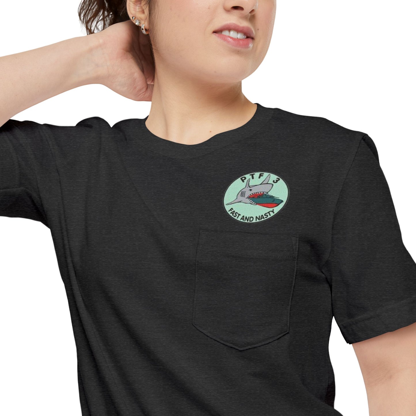 DNASM PTF-3 Unisex Pocket T-Shirt by theGreenDragonTavern.shop