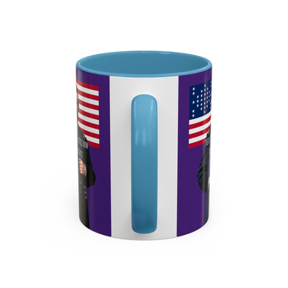 "Traitors and Patriots" Ulysses Grant Dark Purple Accent Mug by theGreenDragonTavern.shop