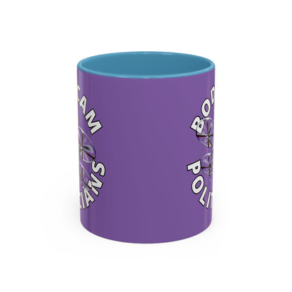Bodycam the Politicians Drone Light Purple Accent Mug by theGreenDragonTavern.shop