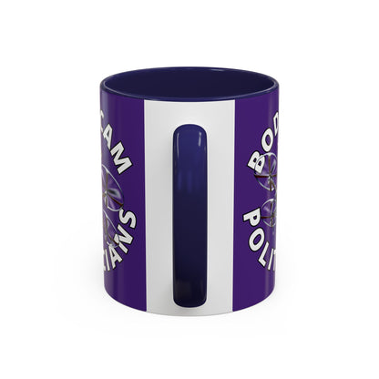 Bodycam the Politicians Drone Dark Purple Accent Mug by theGreenDragonTavern.shop